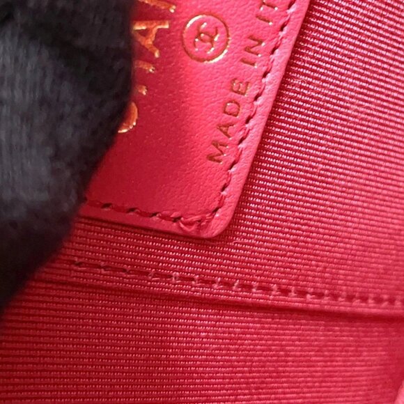 CHANEL Matelasse Mini Vanity Chain Shoulder Bag Calfskin Pink AP1340 - Picture 9 of 12